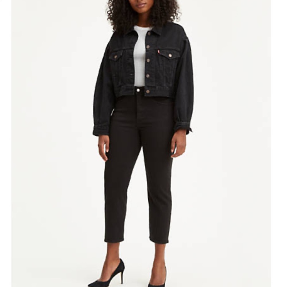 Black Wedge Fit Straight Levi’s